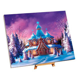 Картина по номерам на холсте с подрамником Сказочный терем 40 50 см - Школа талантов фото 4