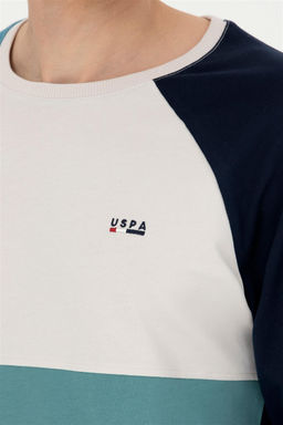 Свитшот мужской U. S. Polo Assn темно-синий из хлопка - U.s. polo assn фото 14