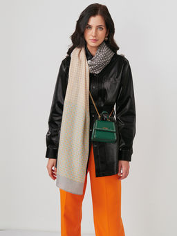 Большой, мягкий, тонкий и очень нежный двусторонний палантин - Tantino фото 8