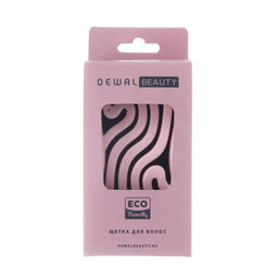 Щетка серия  Wave, продувная, с нейлоновым штифтом, форма волна DEWAL BEAUTY DBEG4-pink  фото 4