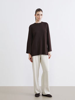 Soft Touch Oversize Kad?n Sweatshirt Tunik