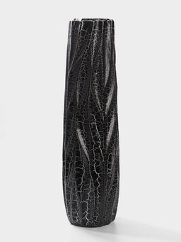 Ваза напольная керамика "Балфри" 60х13 см, чёрный
