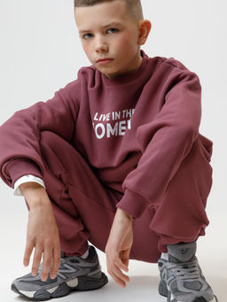 КР 302802/коричневый 1614 к634 джемпер (свитшот) для мал