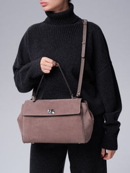 Замшевая сумка Nadi DBR 31356 капучино  фото 2