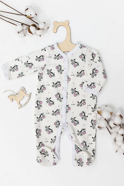 Комбинезон для девочки 41503ДНб Белый