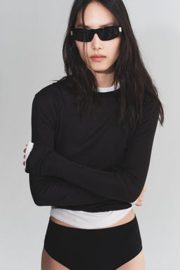 Top en algod?n pima - H&m фото 3