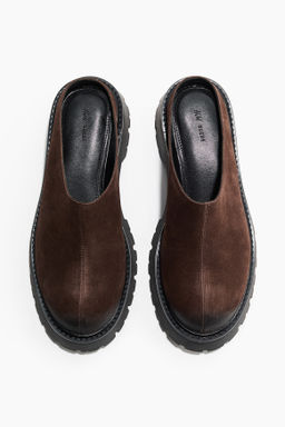 Mules en serraje afelpado con suela gruesa - H&m фото 2