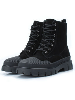 04-297-1M BLACK Ботинки зимние женские