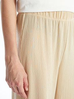 Beli Lastikli Dokulu Geni? Pa?a Kad?n Pantolon