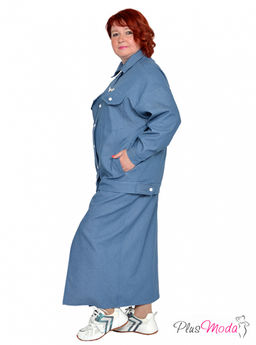 Куртка Модель №1954 размеры 44-84 - Plusmoda фото 6