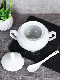 Сахарница 320 мл с ложкой / EDC-6479 /уп 36/ - Галеонтрейд фото 3