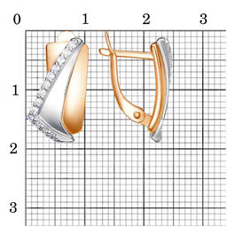 СЕРЬГИ 33814029Д - Красная пресня фото 3