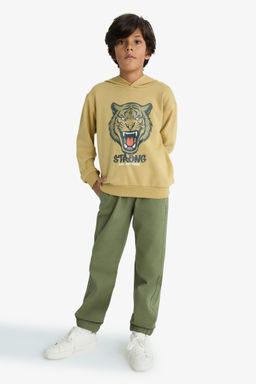 Jogger Fit Gabardin Pantolon Erkek _ocuk - Defacto фото 3