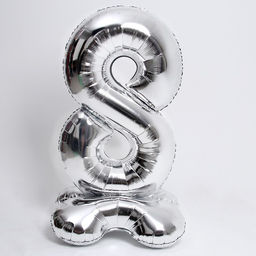 Воздушный шар фольгированный 50" «Цифра 8», на подставке
