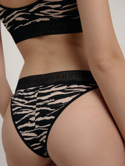 CONTE MIX&MATCH LTA 2508 Трусы женские latte-black zebra - Conte elegant фото 2