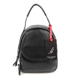 Женский кожаный рюкзак SV-13062 Блек - Sergio valentini фото 2
