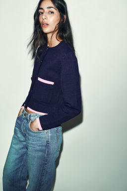 COMBINED KNIT CARDIGAN - Zara фото 10