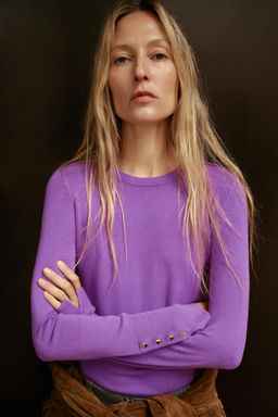 BASIC PLAIN KNIT SWEATER - Zara фото 2
