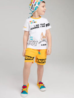 PlayToday / Комплект трикотажный для мальчиков: фуфайка (футболка), шорты