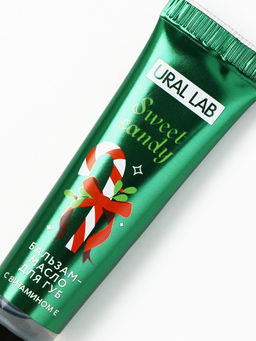 Цена за 2 шт. Бальзам-масло для губ, аромат яблоко в карамели, 10 г, URAL LAB  фото 15