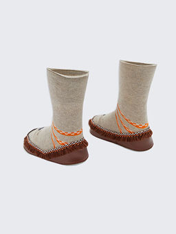 Desenli Erkek Bebek Ev ?orab? - Waikiki фото 3