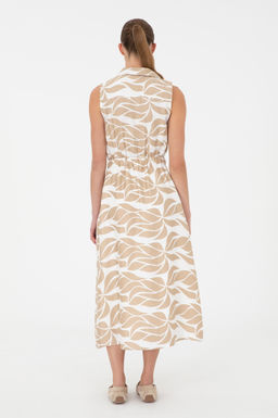 Женское тканое платье цвета хаки Неожиданная скидка в корзине - U.s. polo assn фото 5