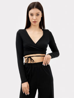 Комплект женский (джемпер, брюки) в черном цвете черный 592518 - Mark formelle фото 5