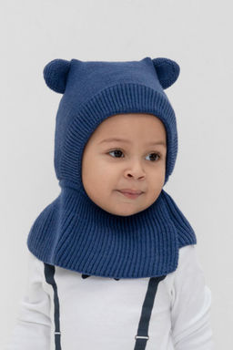 Crockid _ КВ 20364/ш/синий шапка-шлем дет