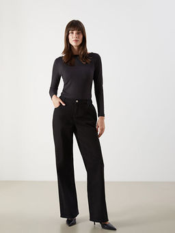 Wideleg Kad?n Jean Pantolon