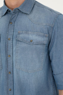 Erkek A__k Mavi Jean G_mlek - U.s. polo assn фото 7