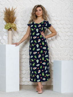 643 Платье"авокадо"