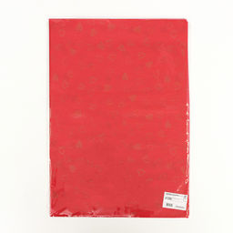 Цена за 10 шт. Бумага упаковочная тишью, Сердечки, 50 см ? 70 см 17 грамм, винная