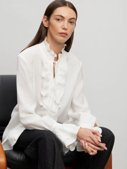 Рубашка однотонная