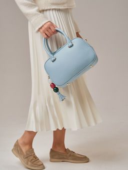 Кожаная сумка Hawaii DBR 31216 светло-голубой фото 9