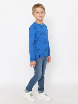 CRB wear/CWKB 63708-42-387 Джемпер для мальчика,синий/Ex.Cherubino  фото 2