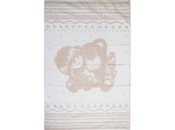 3с109.414ж2 Детка (лен3) Плед 104х160 см