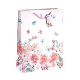 Цена за 12 шт. Пакет подарочный 31x42x12см Цветы / 5157XL /уп 12/300/ - Галеонтрейд фото 4