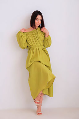 Martichelli Платье в цвете лайм фото 10