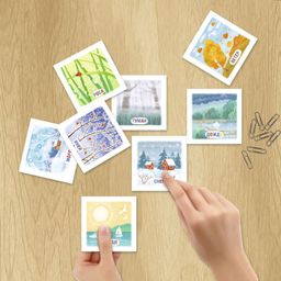 Цена за 2 шт. Игры развивающие на запоминание Развивающие карточки арт. 49819 ЯВЛЕНИЯ ПРИРОДЫ - Феникс+ фото 2