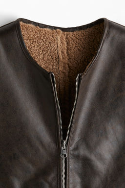 Chaleco reversible de borreguito Regular Fit - H&m фото 8