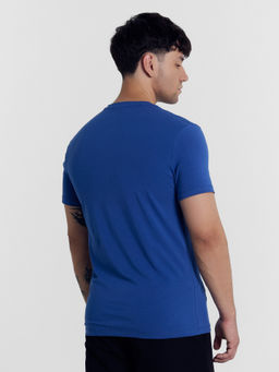 Футболка мужская синяя с печатью синий +печать 111774 - Mark formelle фото 4