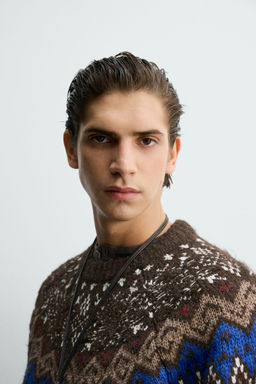 FAIRISLE JACQUARD JUMPER - Zara фото 5