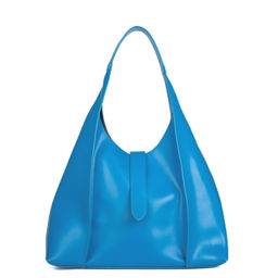 2052 blue женская кожаная сумка "casual" Barcelo Biagi