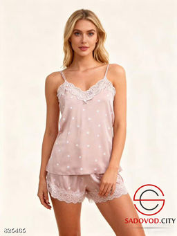 Пижама с шортами домашняя