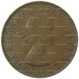 Монета 1 пенни 1961 года Австралия