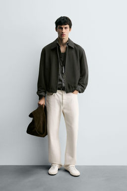 TEXTURED TWILL JACKET