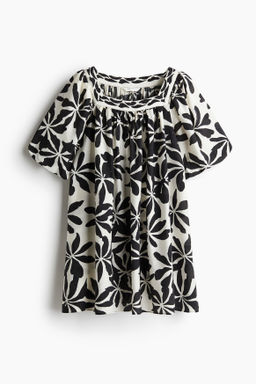 Vestido t?nica con mangas globo