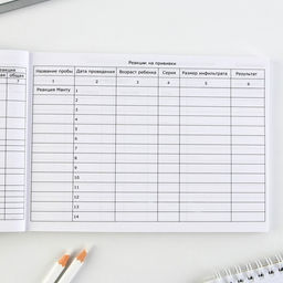 Медицинская карта ребенка Форма №112/у «Розовый коллаж», 80 листов