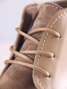 Ботинки 305.927ka.Круассан+коричневый капучино замша/шерсть