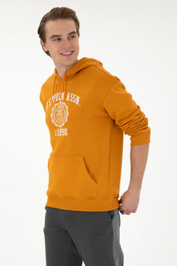 Мужской горчичный свитшот Неожиданная скидка в корзине